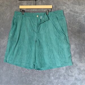 Columbia PFG Teal Green Textured Men's Shorts size 42